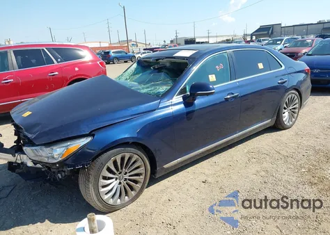 2019 Genesis G90 5.0 Ultimate z USA, uszkodzony, nr VIN KMHG54JH3KU053181
